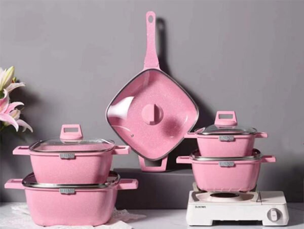 3-3.jpg Enamel Cookware Set with Lid