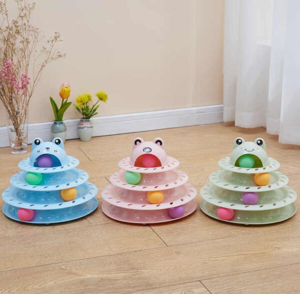 H96e8244107594539bf4bacc63473fd7d2.jpg_720x720q50.jpg Interactive Cat Tower Turntable Toy